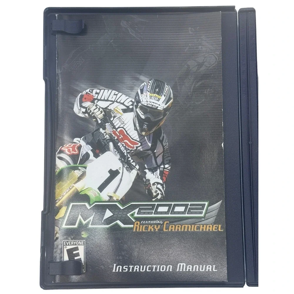 MX 2002 Featuring Ricky Carmichael Sony PlayStation 2 PS2 Game CIB SLUS 20072